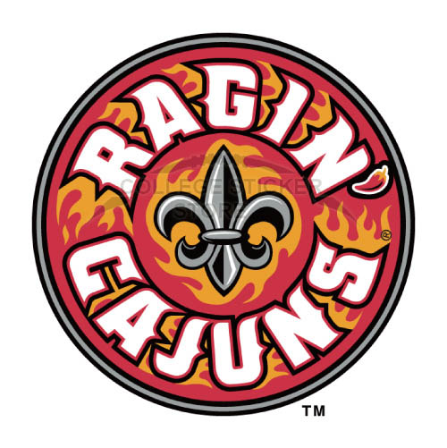 Design Louisiana Ragin Cajuns Iron-on Transfers (Wall Stickers)NO.4851
